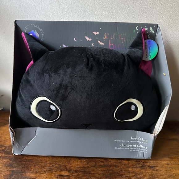 Microwaveable Snuggle Buddy - Black Cat Plush Toy - Picture 3 of 3